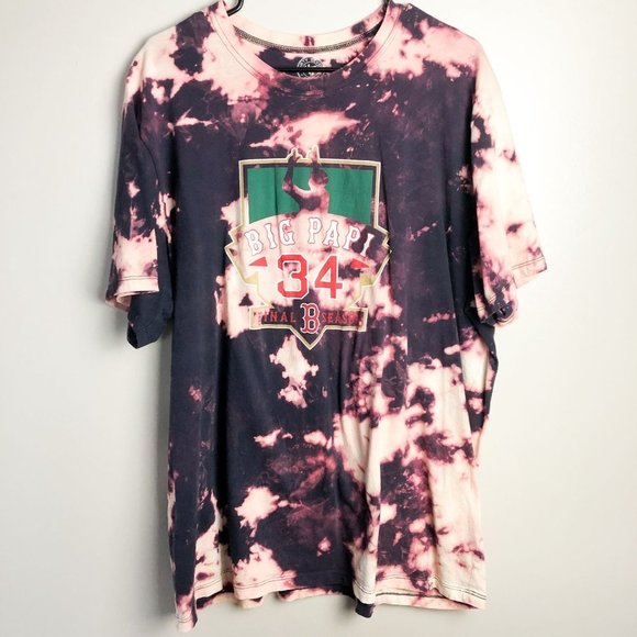 47 Other - 47 Boston Red Sox David Ortiz Tie Dye Crewneck T Shirt Purple XXL